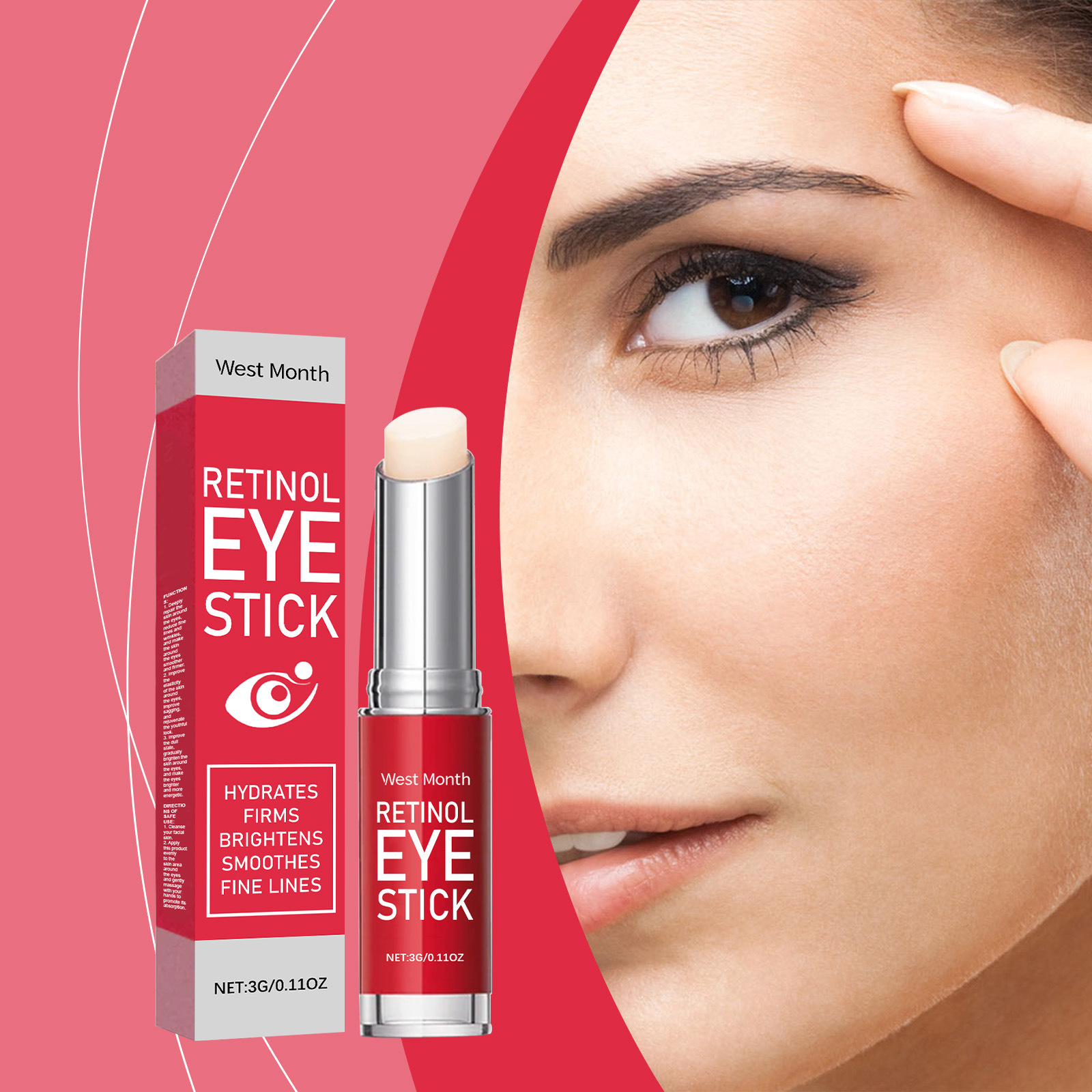 Women Bags Under Eyes - Retinol Göz Çubuğu Kolajen İçeren Yaşlanma