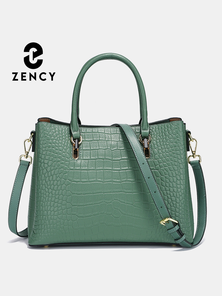 Women'S Work Bags Tote - Zency Kadın Hakiki Deri Üst Saplı