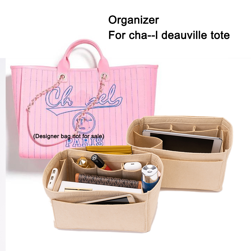 Women Bags Chanel - CC Deauville Tote çanta için Insert