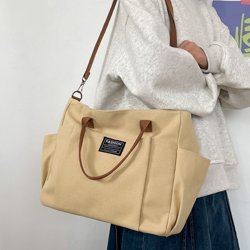 Women'S Work Bags Tote - Kadınlar için Büyük Kanvas Çanta, Minimalist