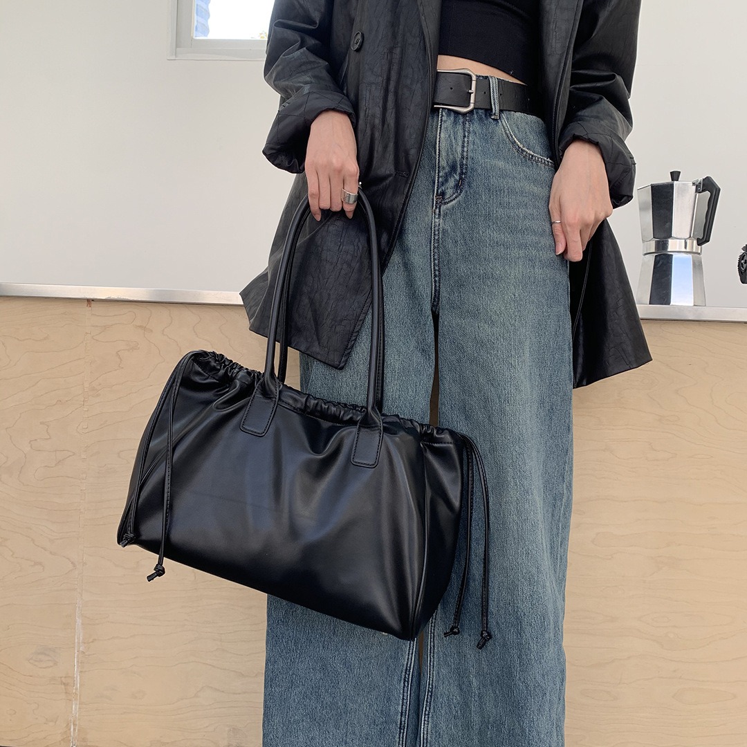 Women Bags With Wallet - Lüks Tasarımcı Büyük Kapasiteli İpli Çanta