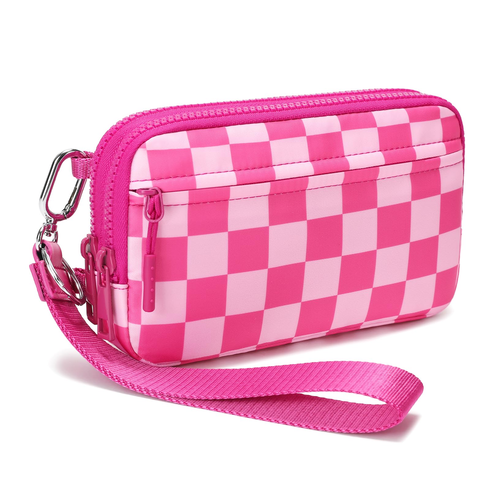 Women Bags With Wallet - [DOYOGI Bileklikli Cüzdan] DOYOGI Kareli Çapraz