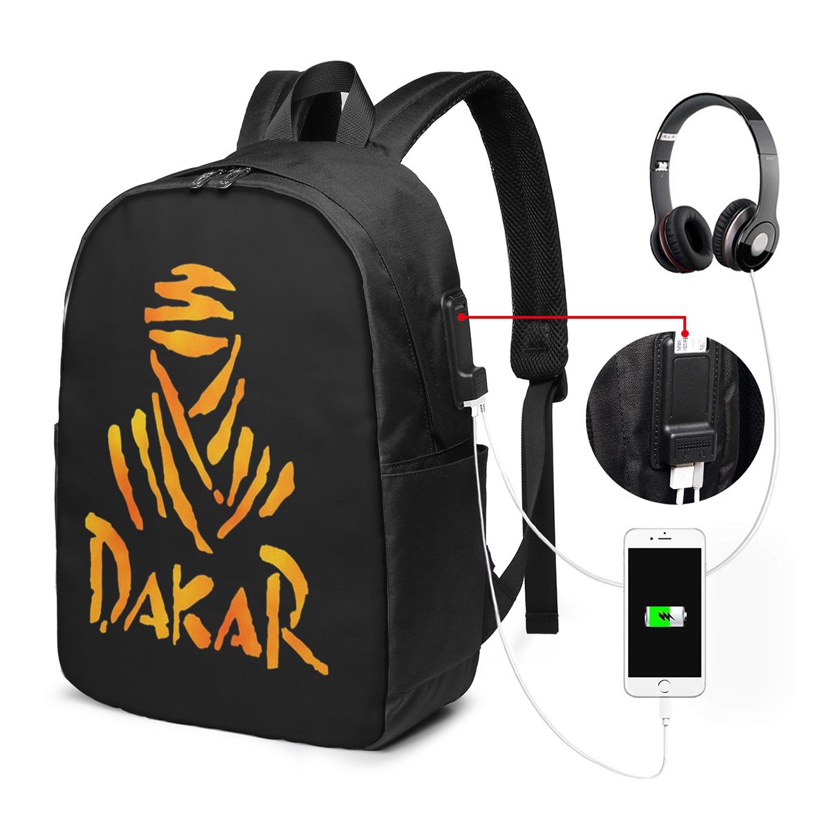 Women'S Bags Travel - Dakar Ralli Motosiklet Sırt Çantası Seyahat