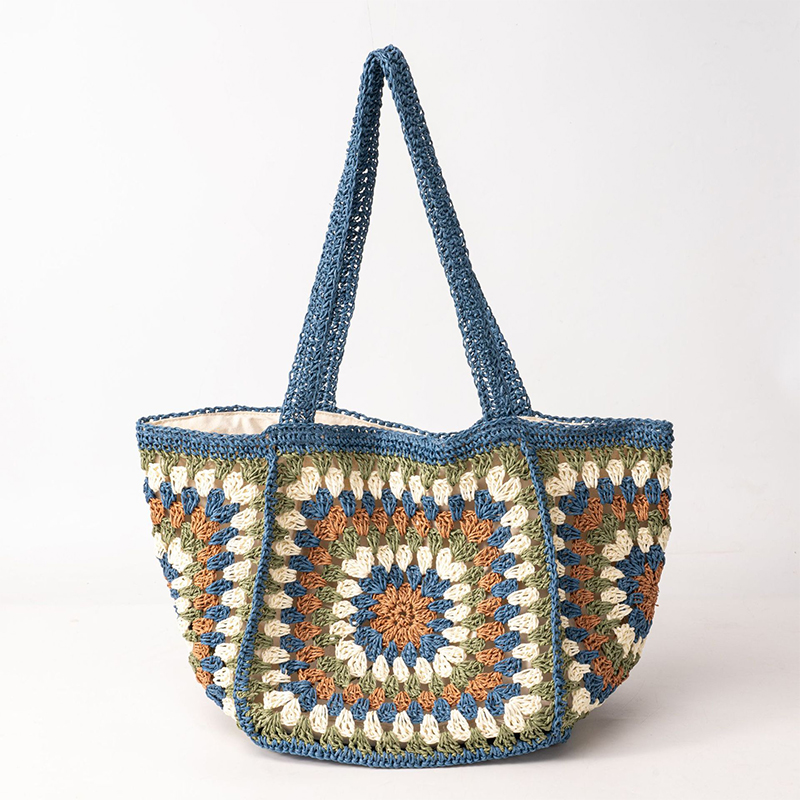 Crochet Market Bag - Yaz El dokuması Çanta Renk Maç