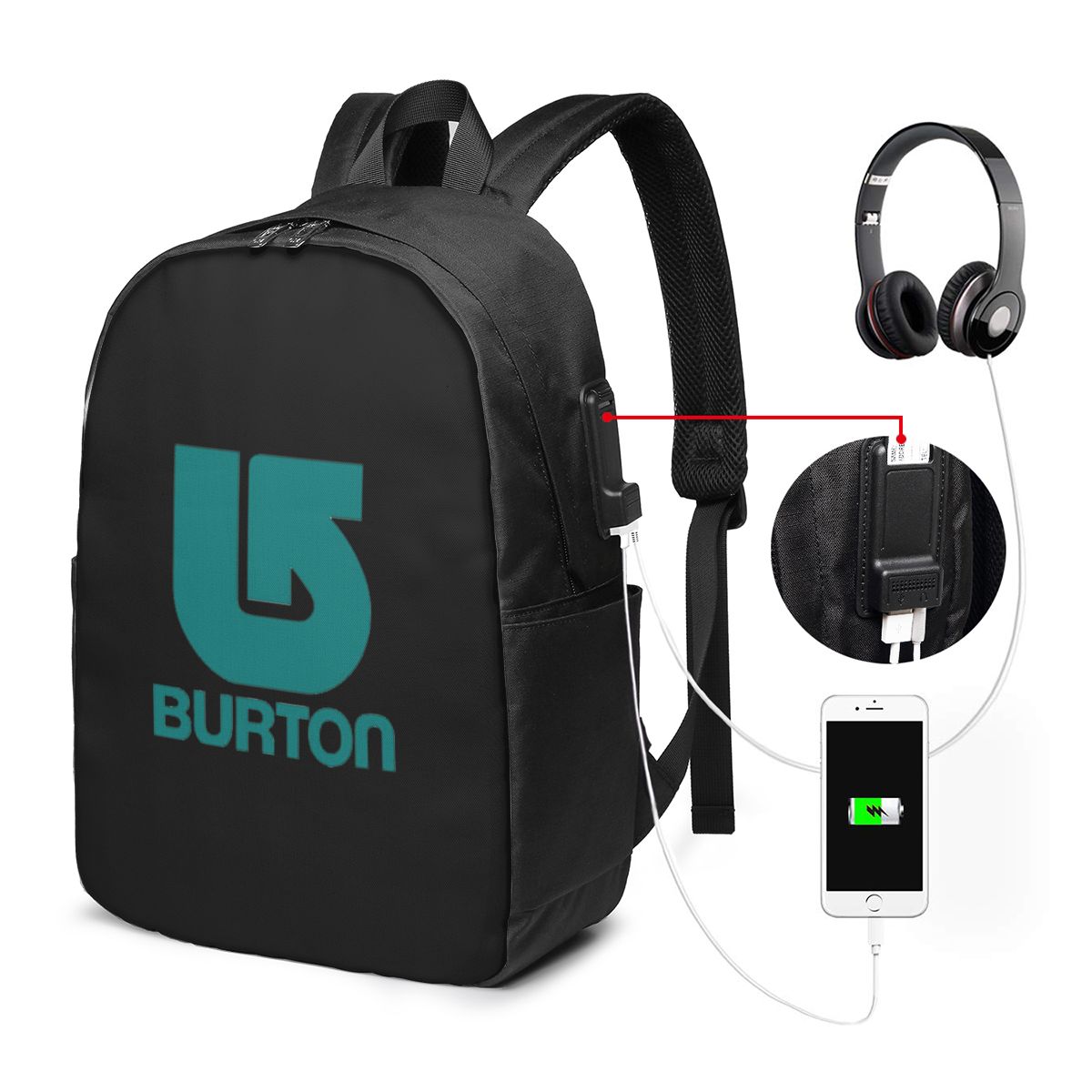 Women'S Bags Travel - Burton Snowboard Sportive Sırt Çantası Seyahat