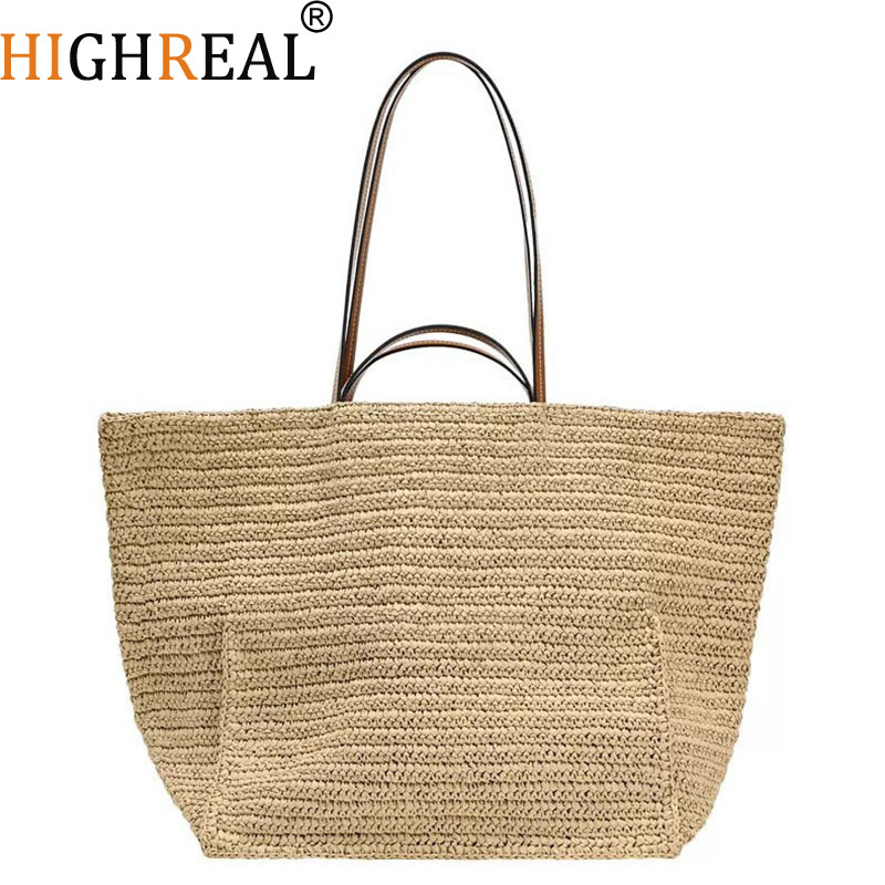 Crochet Market Bag - Kadın Shouder Bohemian Hasır Koltukaltı Yaz