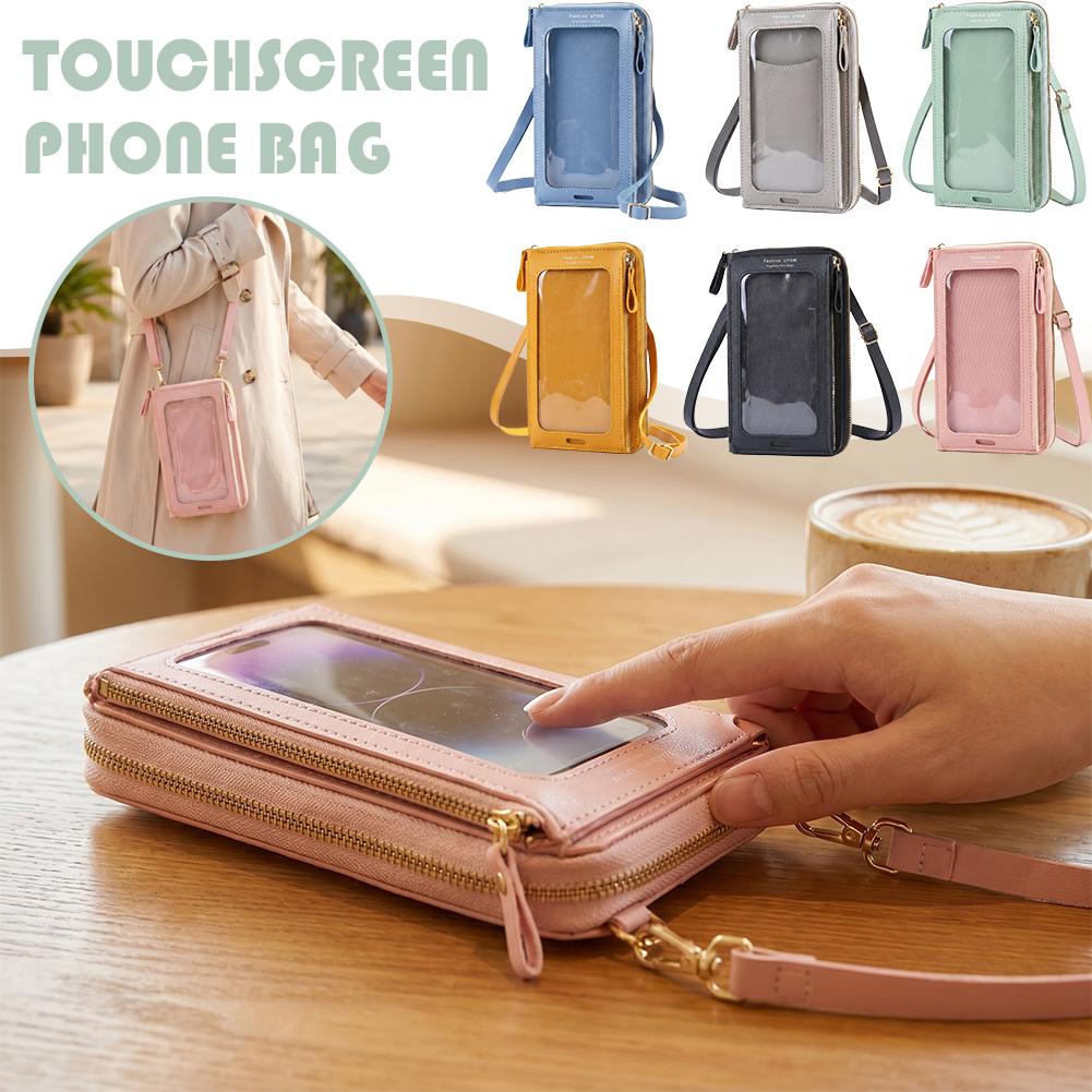 Women Bags With Wallet - Kadın Çantaları Yumuşak Deri Cüzdanlar Dokunmatik