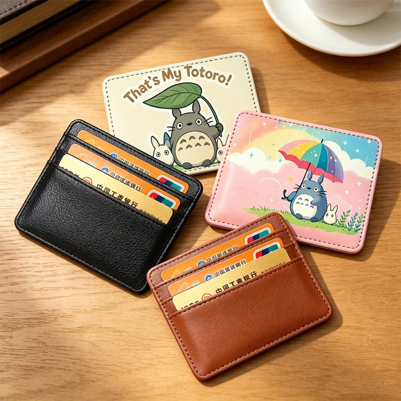 Women Bags With Wallet - Totoro Sevimli İnce Kimlik ve Banka