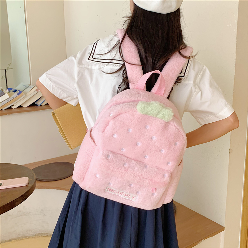Peluş Çilek Klasik Düz Renk Ta - Women Bags For Sale incelemesi ve fiyatı