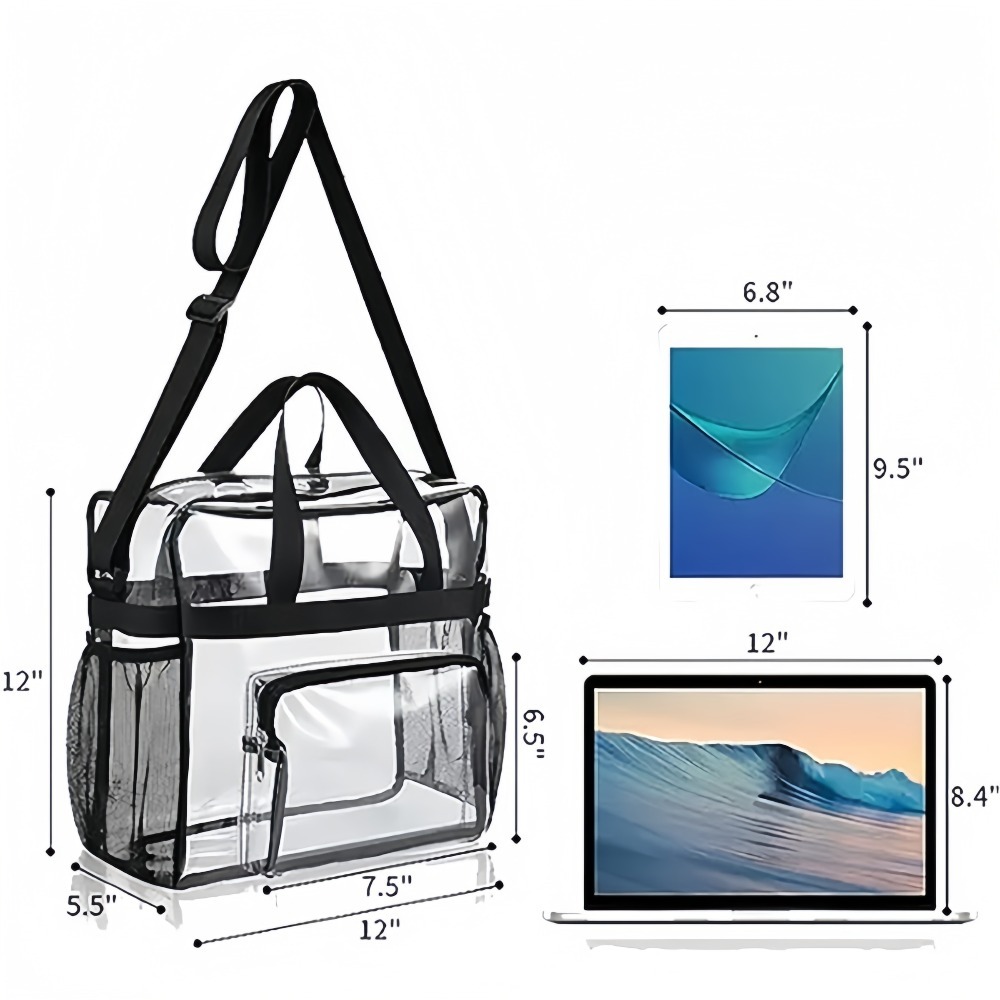 Şeffaf Tote Çanta Ağır Hizmet  - Women Bags Work incelemesi ve fiyatı
