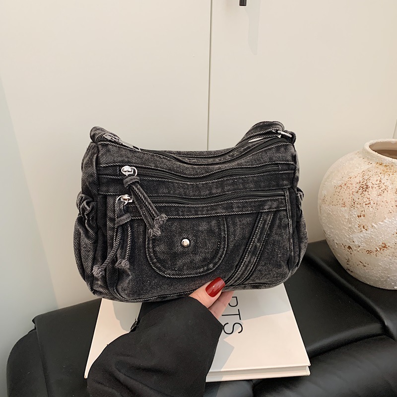 Sokak Stili Retro Mavi Kot Çan - Women Bags Zadig incelemesi ve fiyatı