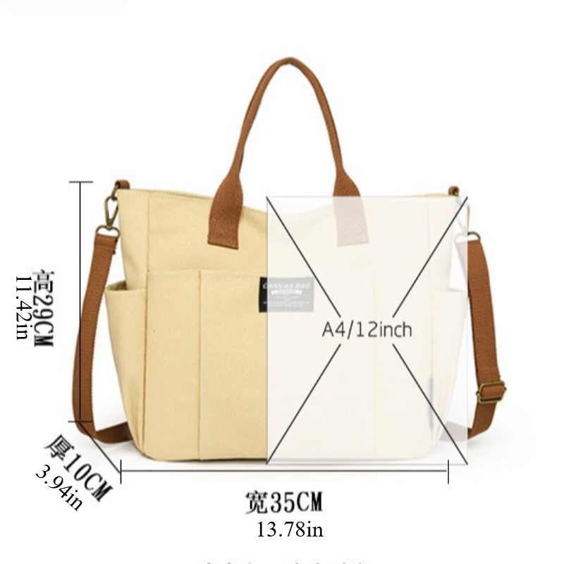 Kadınlar için Büyük Kanvas Çan - Women'S Work Bags Tote incelemesi ve fiyatı