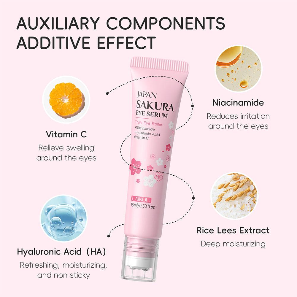 15ml Sakura Roller Göz Serumu  - Women Bags Under Eyes incelemesi ve fiyatı