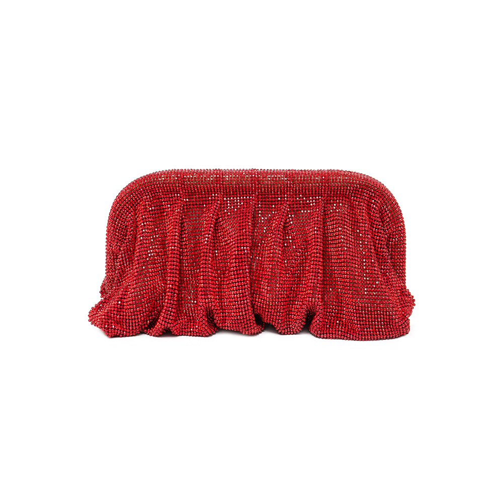 Kırmızı Alüminyum Fileli Yapay - Clutch Bag Evening incelemesi ve fiyatı