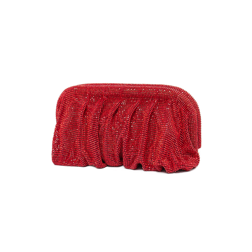 Kırmızı Alüminyum Fileli Yapay - Clutch Bag Evening incelemesi ve fiyatı