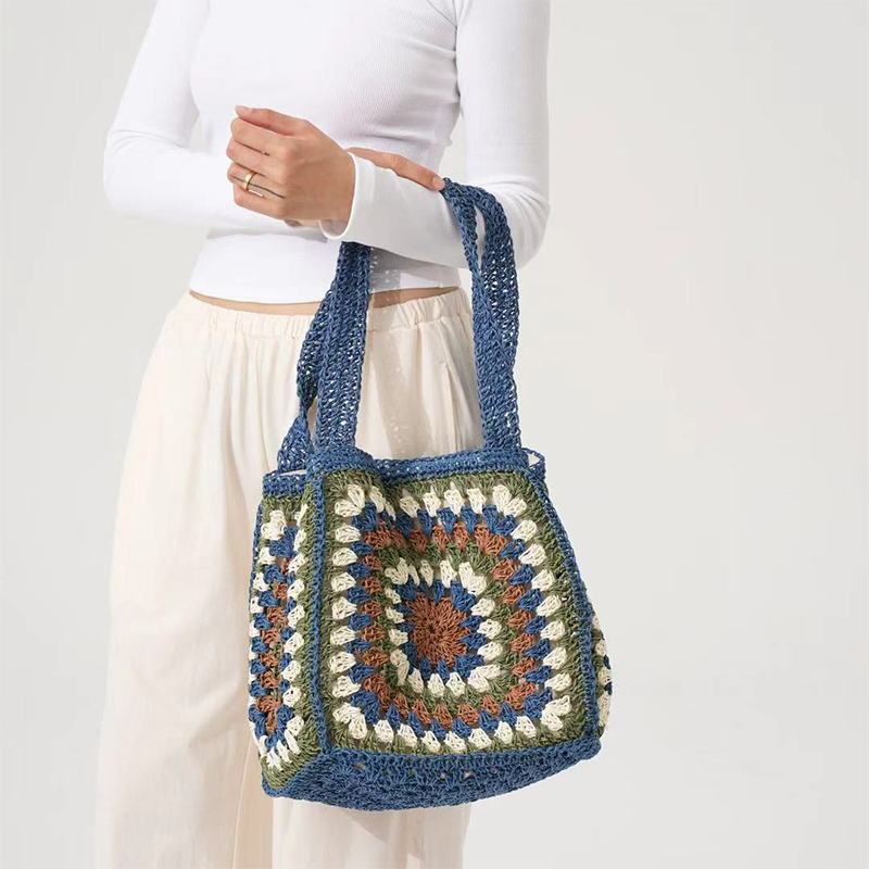 Yaz El dokuması Çanta Renk Maç - Crochet Market Bag incelemesi ve fiyatı