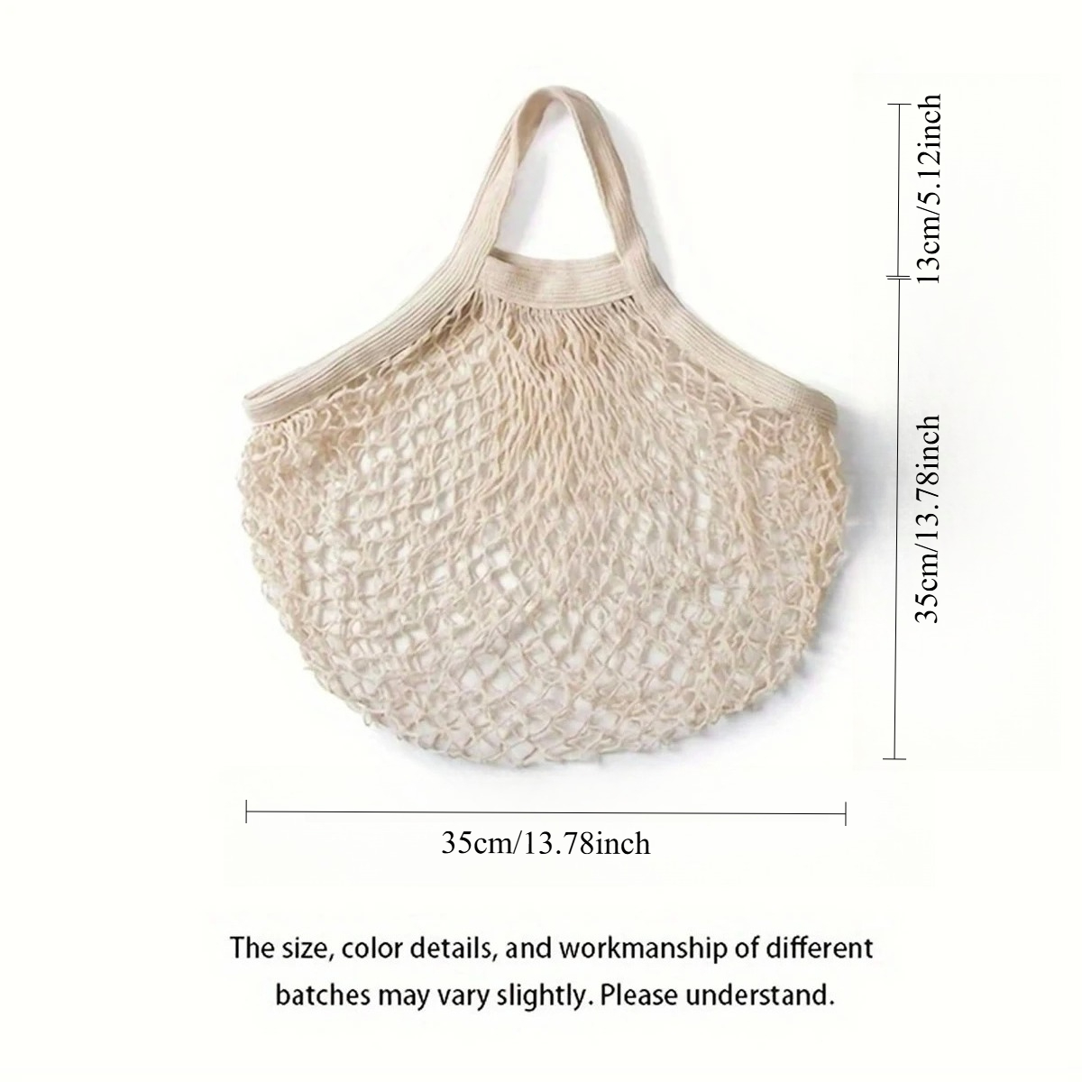 Yeniden Kullanılabilir Pamuklu - Crochet Market Bag incelemesi ve fiyatı