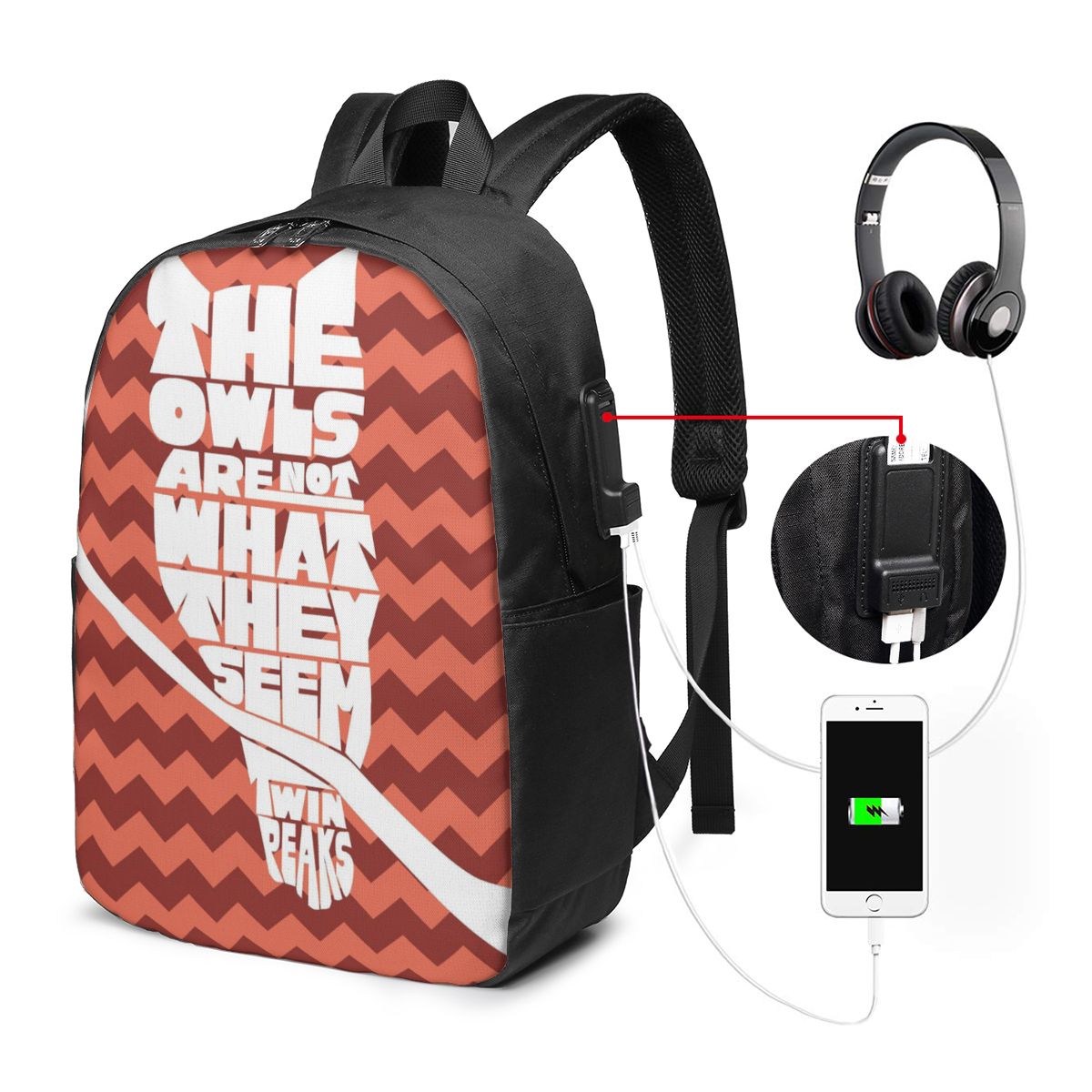Twin Peaks Kırmızı Oda Sırt Ça - Women'S Bags Travel incelemesi ve fiyatı