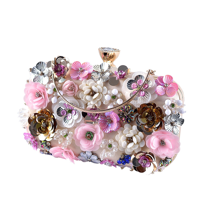 Moda Kadın Çanta Çiçek Elmas N - Clutch Bag Evening incelemesi ve fiyatı