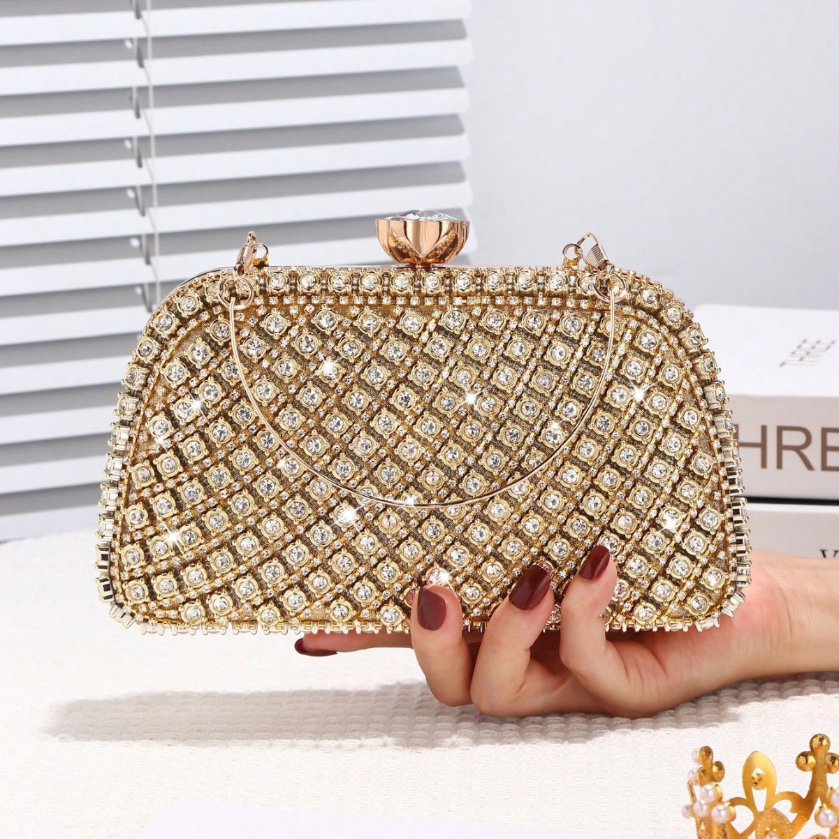Lüks Elmaslar Glitter Akşam Ça - Clutch Bag Evening incelemesi ve fiyatı