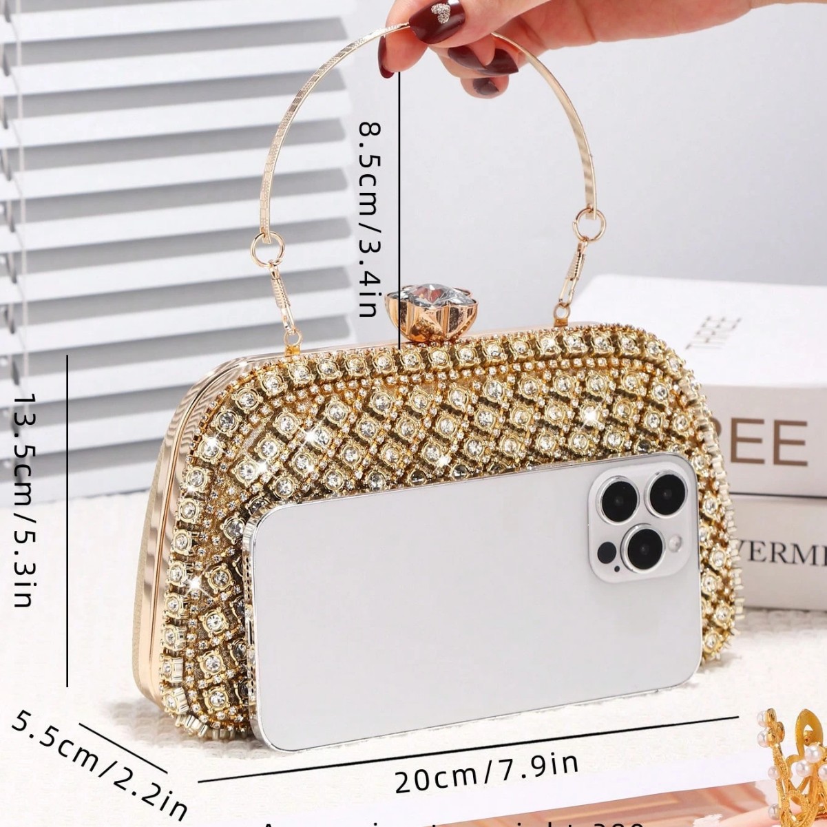 Lüks Elmaslar Glitter Akşam Ça - Clutch Bag Evening incelemesi ve fiyatı