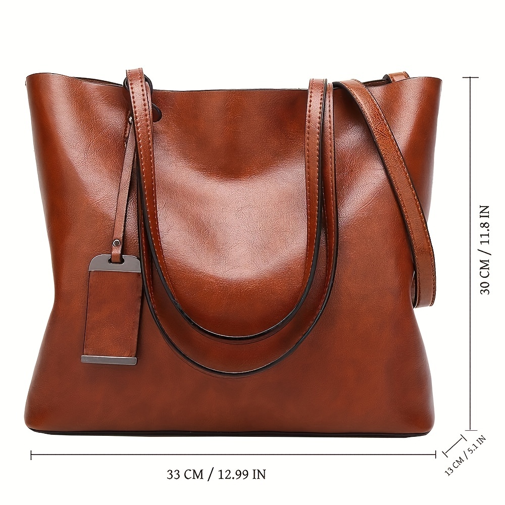 Moda klasik Retro deri kadın T - Women'S Work Bags Tote incelemesi ve fiyatı
