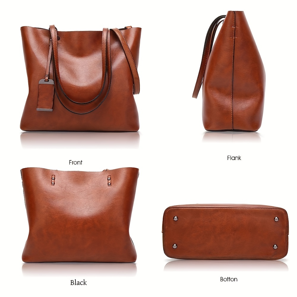 Moda klasik Retro deri kadın T - Women'S Work Bags Tote incelemesi ve fiyatı