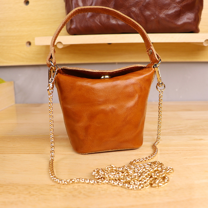 Yağlı Balmumu Deri Mini Kova Ç - Women'S Bags Top 10 incelemesi ve fiyatı