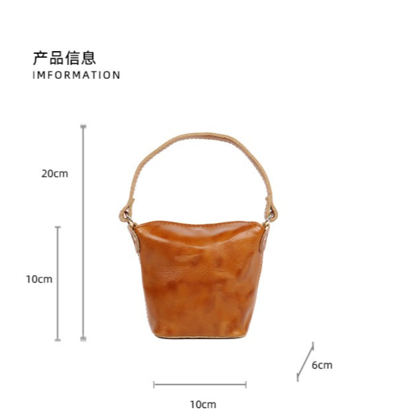 Yağlı Balmumu Deri Mini Kova Ç - Women'S Bags Top 10 incelemesi ve fiyatı
