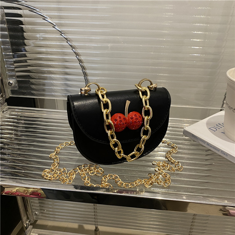PU CHAINS Tokalı Kiraz Desenli - Women Bags Designer Sale incelemesi ve fiyatı